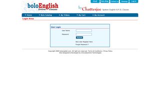 Login - Welcome to Bolo English