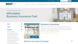 Business Insurance - Bolt Insurance