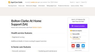 Bolton Clarke At Home Support (SA) - Home and community care Kent ...