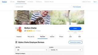 Working at Bolton Clarke: Employee Reviews | Indeed.com