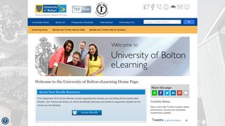 eLearning Home | University of Bolton