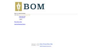 BOM - Online Banking - myebanking.net