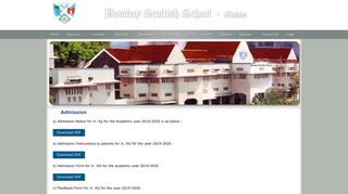 Admissions - Bombay Scottish