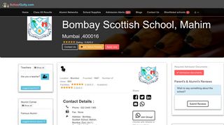 Bombay Scottish School, Mahim - SchoolGully