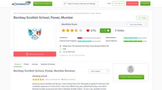 BOMBAY SCOTTISH SCHOOL - POWAI - MUMBAI Reviews, Schools ...