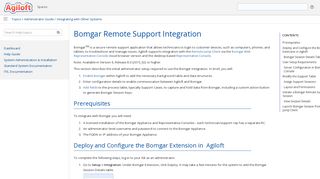 Bomgar Remote Support Integration - Help - Agiloft Help - Agiloft wiki