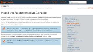 Install the Representative Console - BeyondTrust