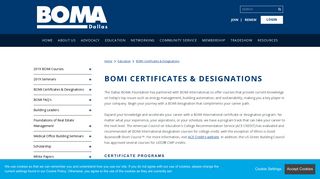 BOMI Certificates & Designations - BOMA Dallas