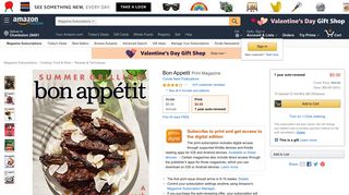 Bon Appetit: Amazon.com: Magazines