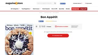 Bon Appétit Subscription | Magazine.Store