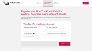 Bon-Ton Credit Card - - Comenity