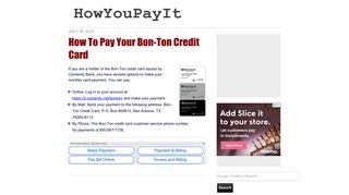 How To Pay Your Bon-Ton Credit Card - HowYouPayIt