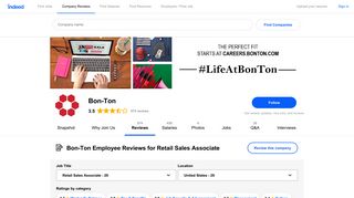 Bon-Ton Pay & Benefits reviews: Retail Sales Associate - Indeed