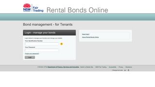 NSW - Rental Bonds Online (Mobile Site) - Rental Bond Online ...