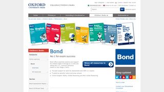 Bond : Children's: Oxford University Press
