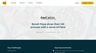Flare Success Story - Bondi Pizza - Flare HR