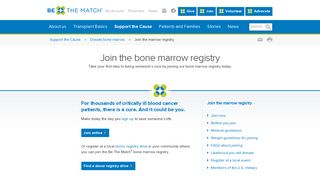 Join the Bone Marrow Registry | Be The Match