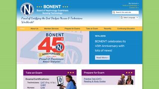BONENT | Board of Nephrology Examiners Nursing Technology
