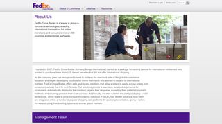 About Us | FedEx Cross Border