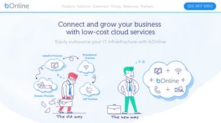 bOnline: Connect and grow your business with low-cost cloud services