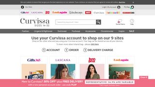 Curvissa - 9 Websites - One Account.
