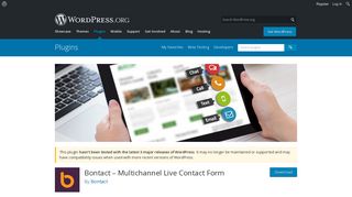 Bontact – Multichannel Live Contact Form | WordPress.org