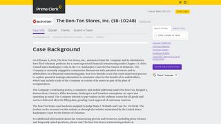 The Bon-Ton Stores, Inc. - Prime Clerk