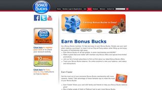 Pioneer Bonus Bucks > Earn