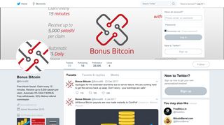 Bonus Bitcoin (@BonusBit) | Twitter