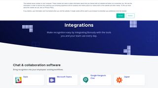 Bonusly Integrations - Connect Recognition with Your Favorite Tools