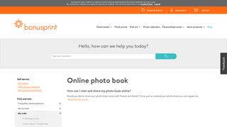 Online photo book | bonusprint