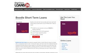 Boodle Short Term Loans - Borrow up to R2500 in 10 min