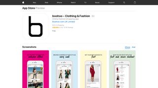 boohoo – Clothing & Fashion on the App Store - iTunes - Apple