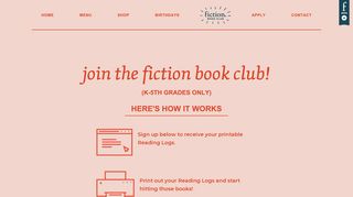 Book Club Sign-up - Fiction Donuts