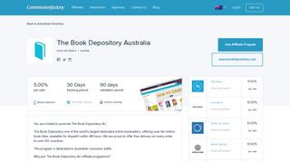 The Book Depository Australia Affiliate Program - Commission Factory