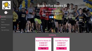 Book It For Books 5k - RunSignup