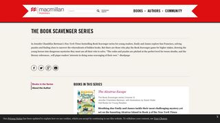 Macmillan: Series: The Book Scavenger series