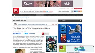 'Book Scavenger' Has Readers on the Hunt - Publishers Weekly
