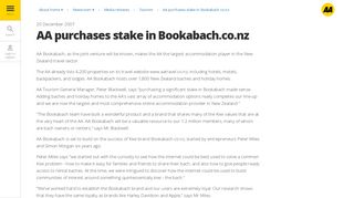 AA purchases stake in Bookabach.co.nz | AA New Zealand