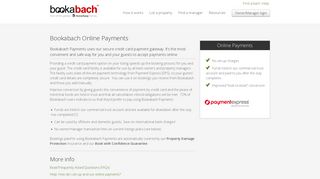 Bookabach Online Payments - Bookabach