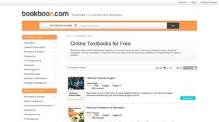 Online Textbooks for Free - Bookboon