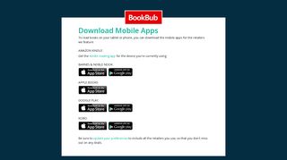 Download Mobile Apps - Bookbub