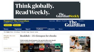 BookBub – it's Groupon for ebooks | Books | The Guardian
