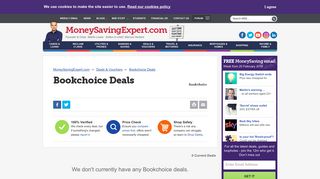 Bookchoice Discount Codes, Promo & Sales - Money Saving Expert
