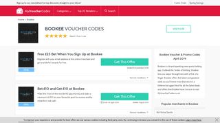 Bookee Voucher Codes & Discount Codes February 2019 | My ...