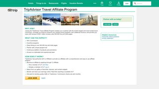 TripAdvisor Travel Affiliate Program