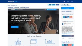 Booking.com for Travel Agents - Booking.com: Press
