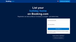 List Your Apartment, Hotel, Holiday Home or B&B on Booking.com ...