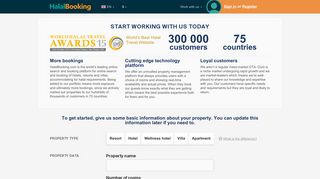 Add your property, Extranet - HalalBooking.com