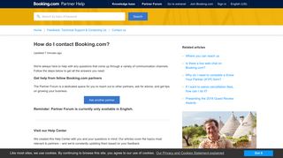 How do I contact Booking.com? – Partner Help – Booking.com